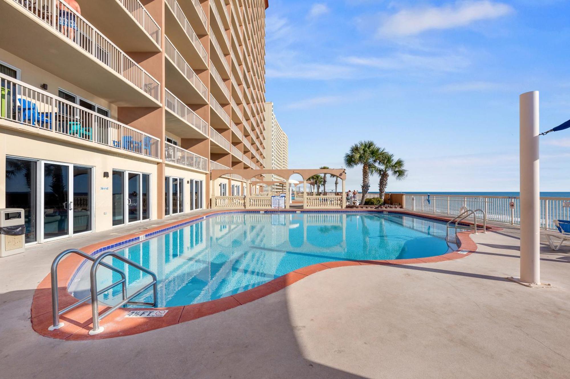 Gulf Front Master Br In Sunrise Beach With Amazing Views! Sleeps 7! Panama City Beach Ngoại thất bức ảnh