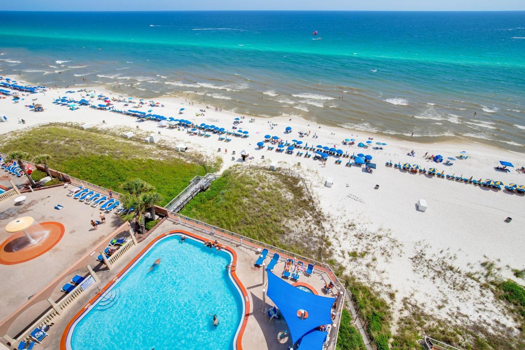 Gulf Front Master Br In Sunrise Beach With Amazing Views! Sleeps 7! Panama City Beach Ngoại thất bức ảnh